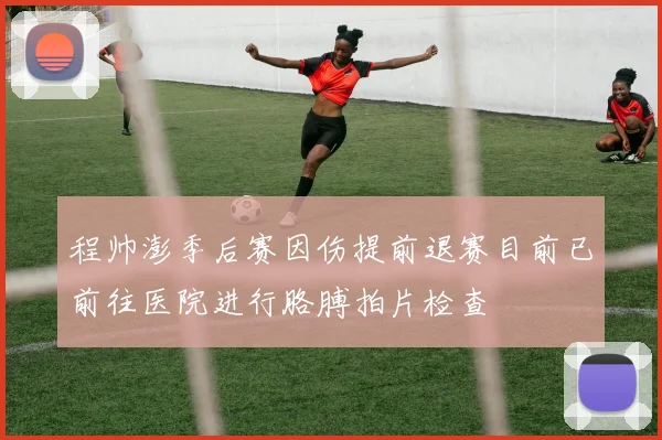 程帅澎季后赛因伤提前退赛目前已前往医院进行胳膊拍片检查
